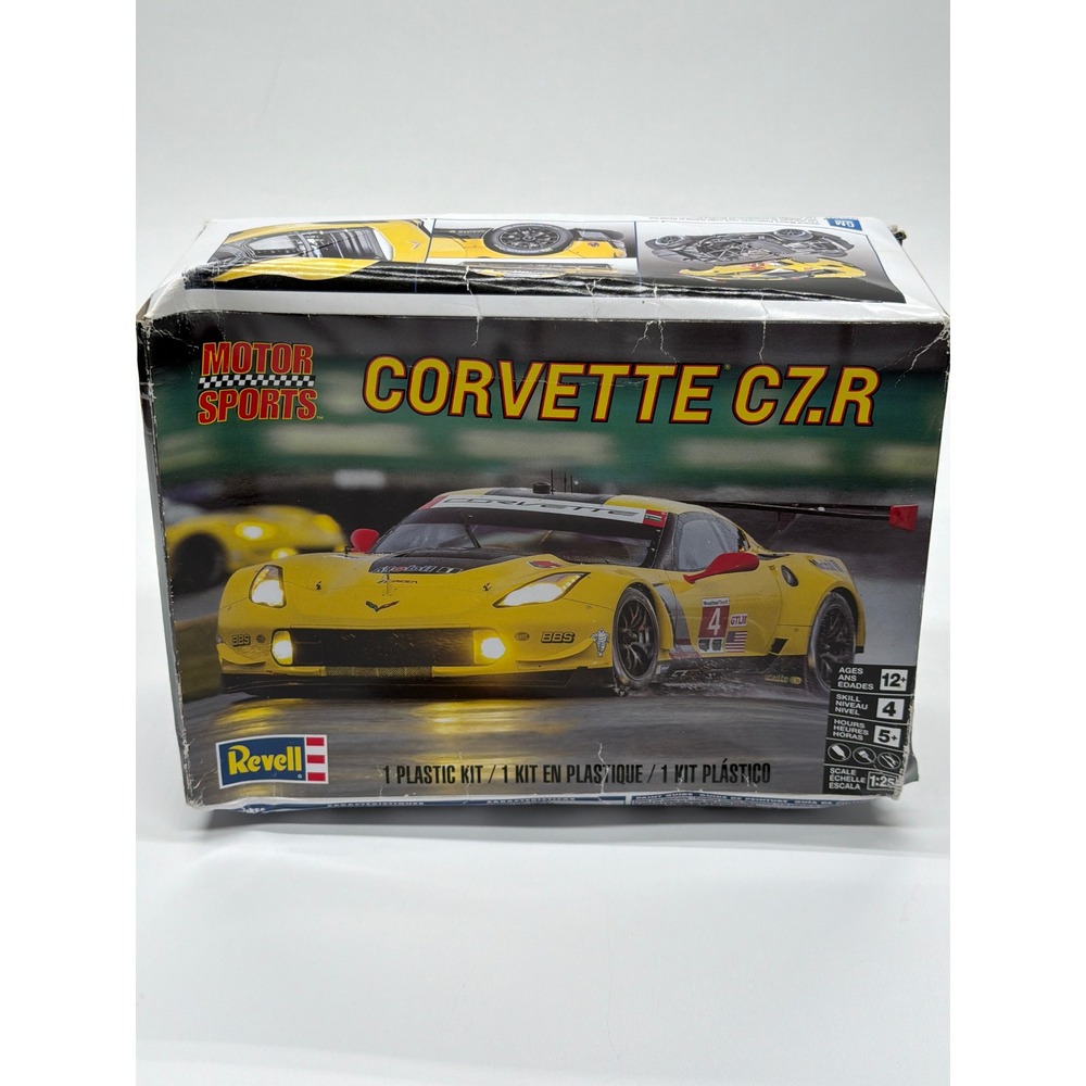 Revell Corvette C7.R Motor Sports 1:25 Scale Plastic Model Kit 85-4304 Skill